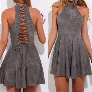 Bandage back short dress